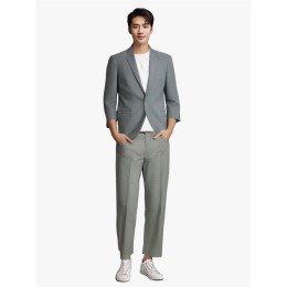 Customized gray men's suit suit, single-row one-button suit suit, housekeeping department uniform men's suit, Regent Hotel HL053 Customized gray men's suit suit, single-row one-button suit suit, housekeeping department uniform men's suit, Regent Hotel HL053